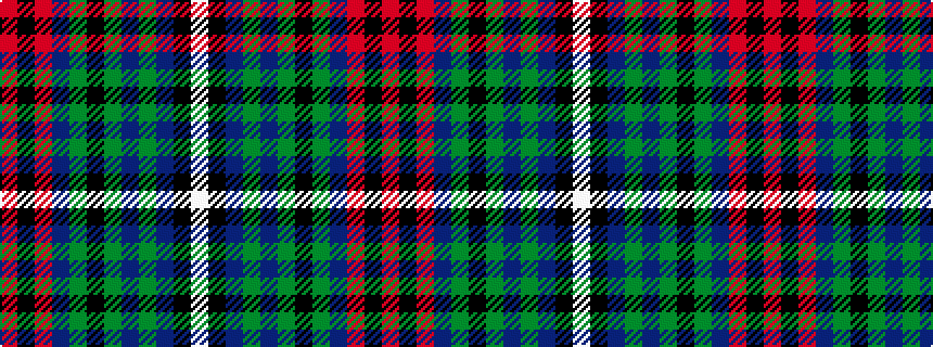 idealised woven sample of pattern RKRBGKGBGBKW