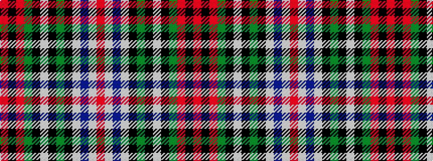 idealised woven sample of pattern RKRGKWKGKWBWR
