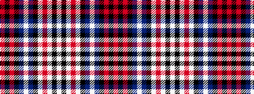 idealised woven sample of pattern RKRKBWBKWRWKW