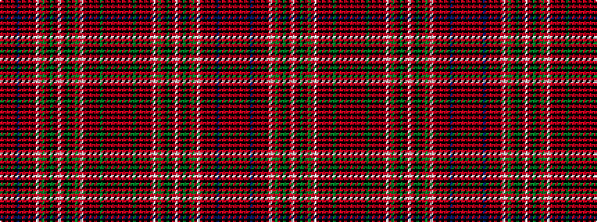 idealised woven sample of pattern RKRKRKBKRKRKRWRGRKGKRWRKGKRGRWRKRKRKGKRKRKR