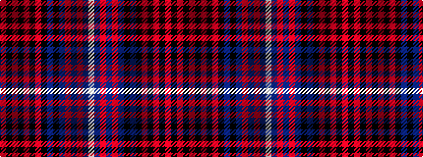 idealised woven sample of pattern RKRKRKRKBKBRBRBW