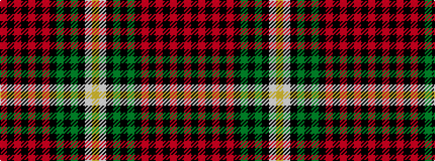 idealised woven sample of pattern RKRKRKRKGKGKWY