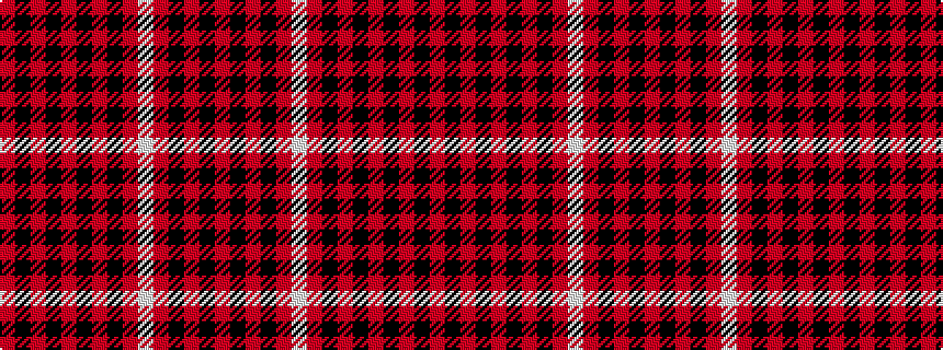 idealised woven sample of pattern RKRKRKRKRWRKRKR