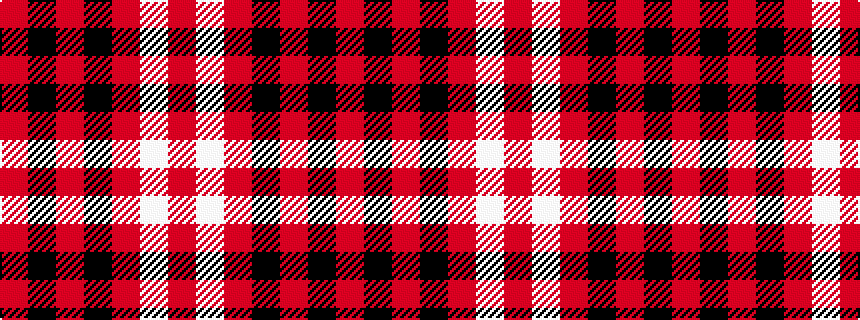 idealised woven sample of pattern RKRKRWR