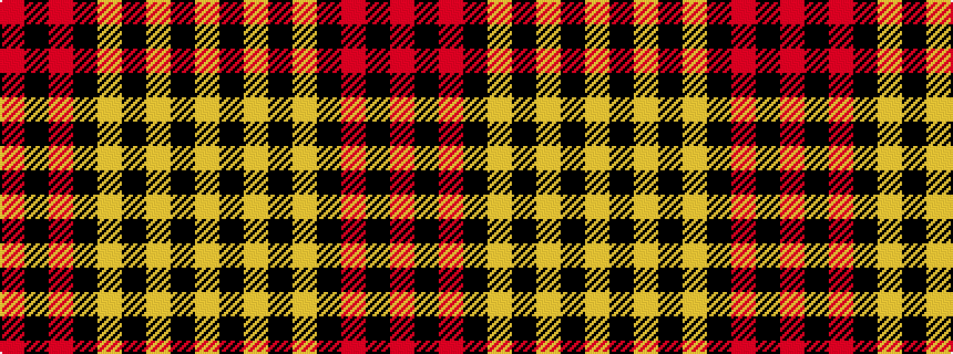 idealised woven sample of pattern RKRKYKYKY
