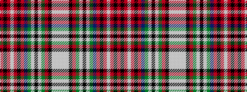 idealised woven sample of pattern RKRWRKRBGWKWGRKWWW