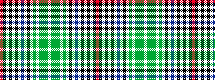 idealised woven sample of pattern RKWKWKWBWKWGWGGGW