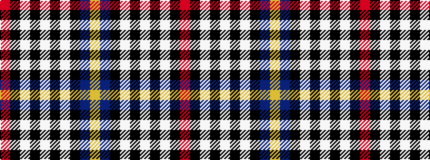 idealised woven sample of pattern RKWKWKWKBY