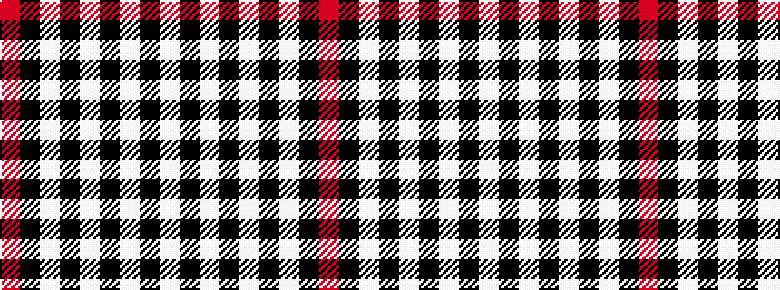idealised woven sample of pattern RKWKWKWKW