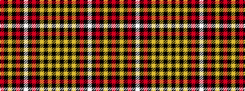 idealised woven sample of pattern RKYKRKWKRKYKYKY