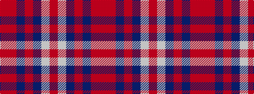 idealised woven sample of pattern RRBRBWR