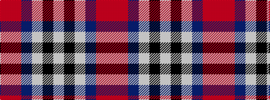 idealised woven sample of pattern RRBWKW
