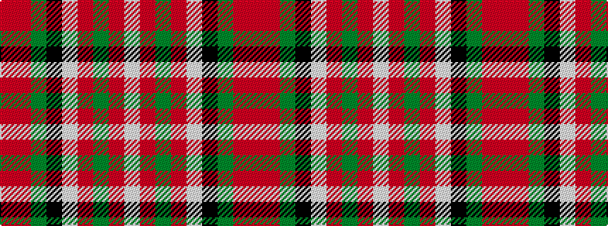 idealised woven sample of pattern RRGKWRGRW