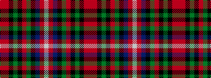 idealised woven sample of pattern RRKGKRGKBRW