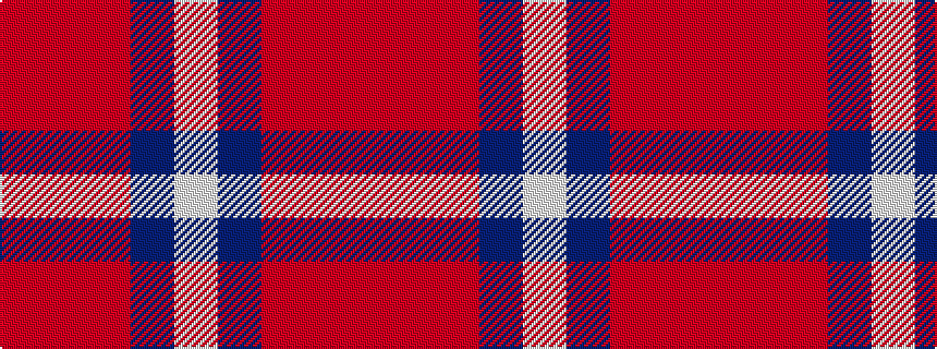 idealised woven sample of pattern RRRBW