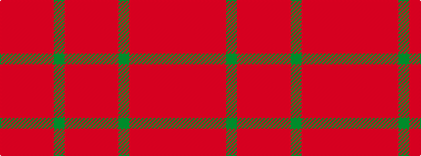 idealised woven sample of pattern RRRGRRRRR