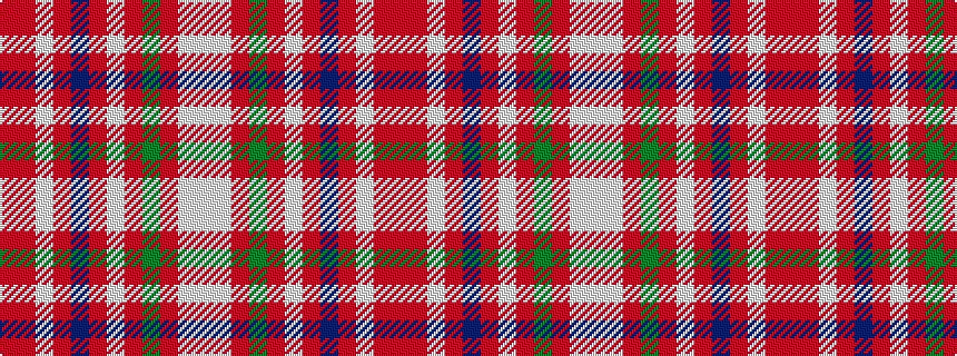 idealised woven sample of pattern RRWRBRWRGRWW