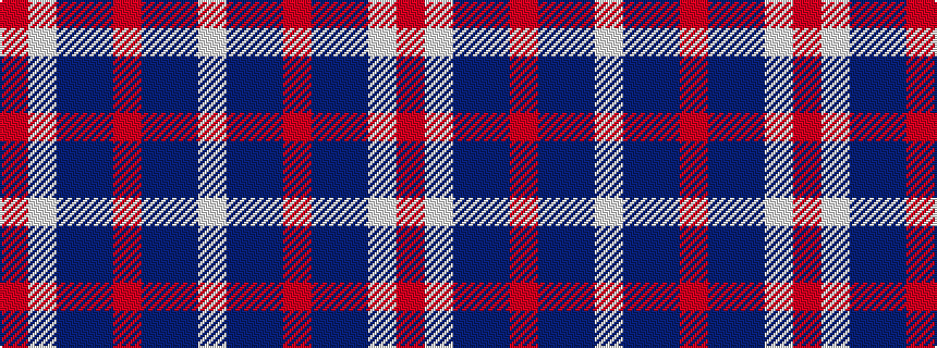 idealised woven sample of pattern RWBBRBBW