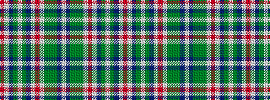idealised woven sample of pattern RWBGWGBWRWGGGBW