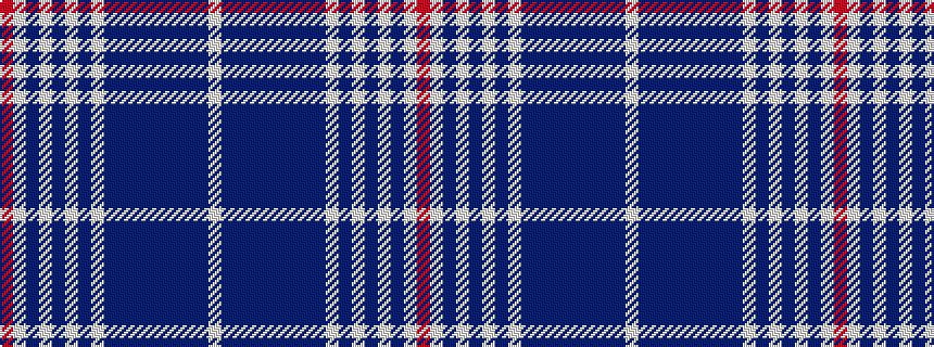idealised woven sample of pattern RWBWBWBWBBBBBBBBW