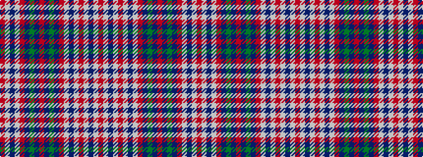 idealised woven sample of pattern RWBWRBGBRBGBRWBWRWBWR