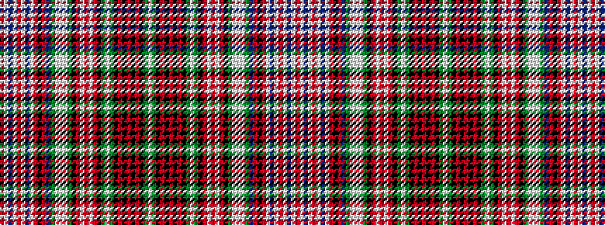 idealised woven sample of pattern RWBWRWBWRKRBGWWWGKRWRWRKGWGKRKRKRKGW