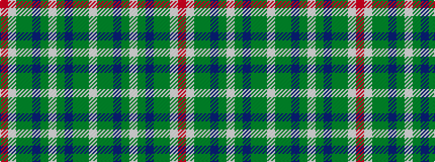 idealised woven sample of pattern RWGGBGWGBGGW
