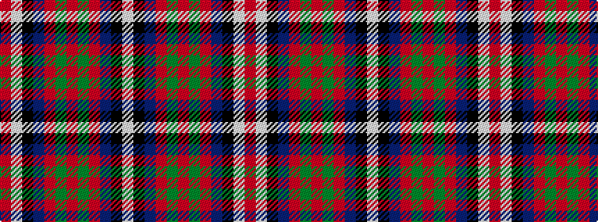 idealised woven sample of pattern RWKBRGRGRBKW