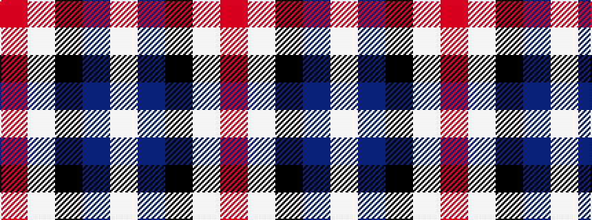 idealised woven sample of pattern RWKBW