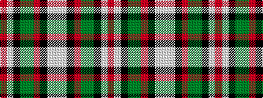 idealised woven sample of pattern RWKGGRKWW