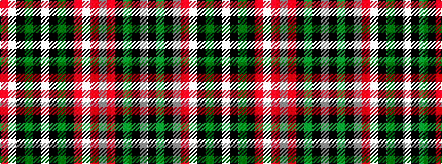idealised woven sample of pattern RWKGKWKGKRWR