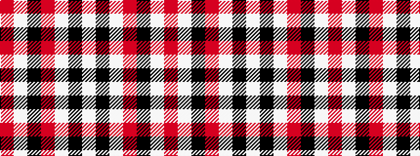 idealised woven sample of pattern RWKRWKW