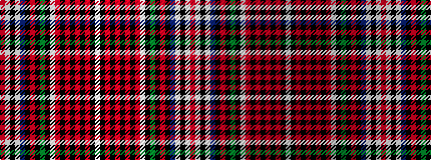 idealised woven sample of pattern RWKWBKRKGKWRKRKRKRKW