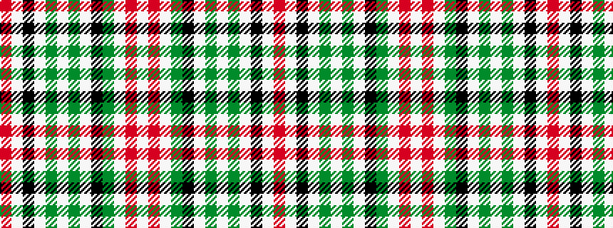 idealised woven sample of pattern RWKWGWGWKGWRW