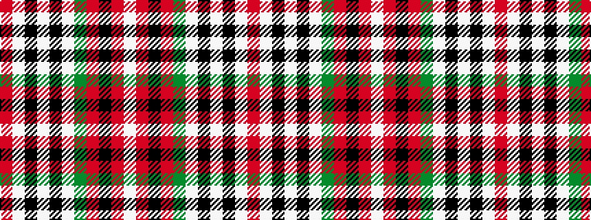 idealised woven sample of pattern RWKWKWGRKRW