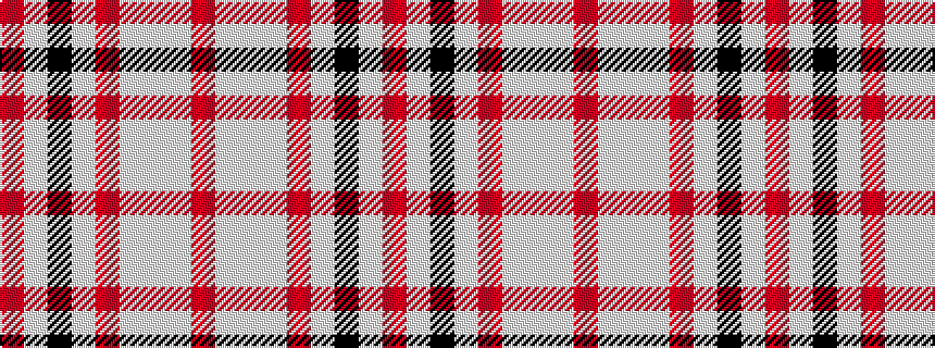 idealised woven sample of pattern RWKWRWWWR