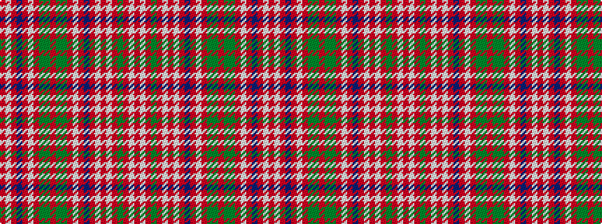 idealised woven sample of pattern RWRBRWRGGRGGRWRBRWRWRGRWR