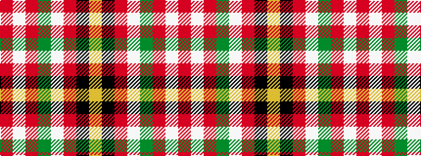idealised woven sample of pattern RWRGWRKY
