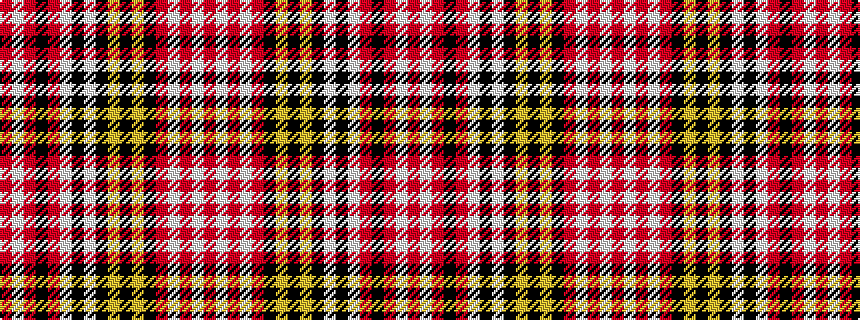 idealised woven sample of pattern RWRKRWKWKYKYKRWRWR