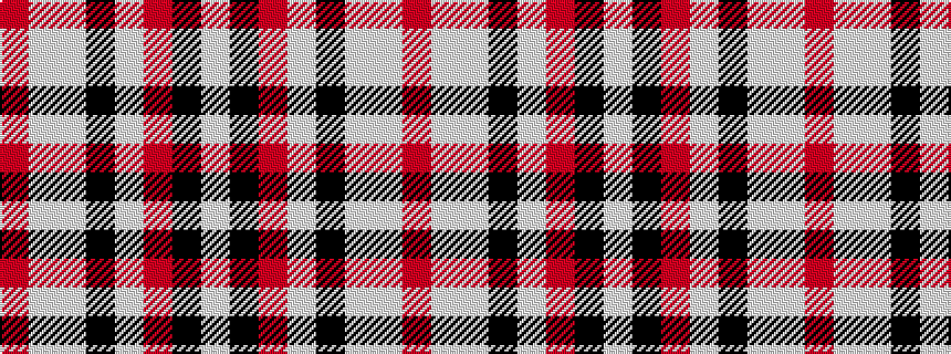 idealised woven sample of pattern RWWKWRKW