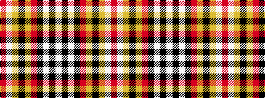idealised woven sample of pattern RWYKYRKWKW