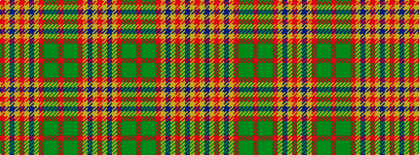idealised woven sample of pattern RYBYRGGGRGGGRYBYRYBYR