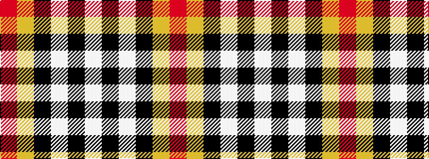 idealised woven sample of pattern RYKWKW