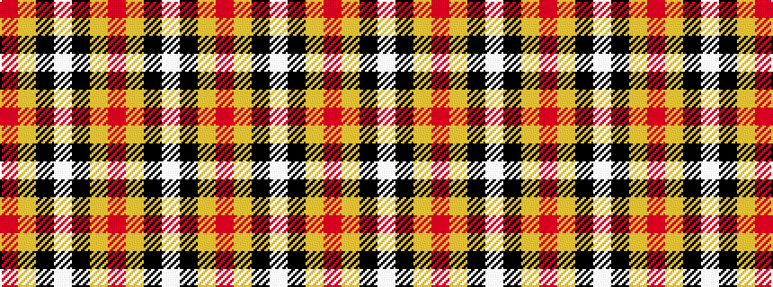 idealised woven sample of pattern RYKWKYRYKW
