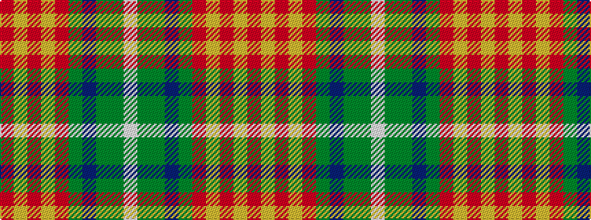 idealised woven sample of pattern RYRYRGBGGW