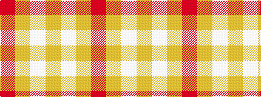 idealised woven sample of pattern RYWY