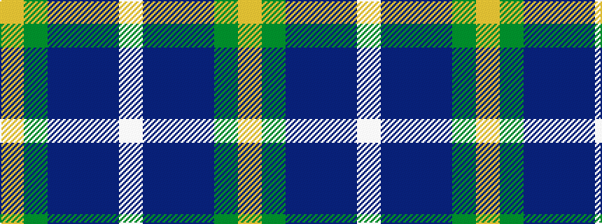 idealised woven sample of pattern WBBBGY
