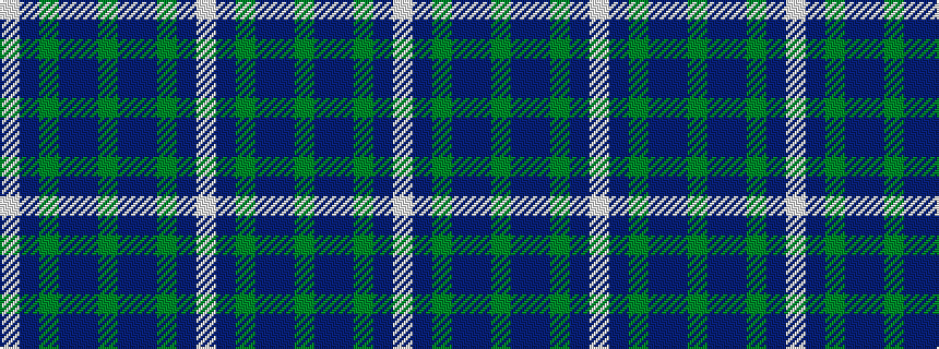 idealised woven sample of pattern WBGBBGBBGBW