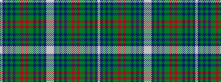 idealised woven sample of pattern WBGBGBGGRGRGGBGBGBWW