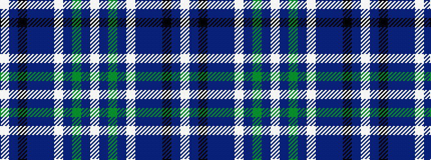 idealised woven sample of pattern WBGBWBBBKBW